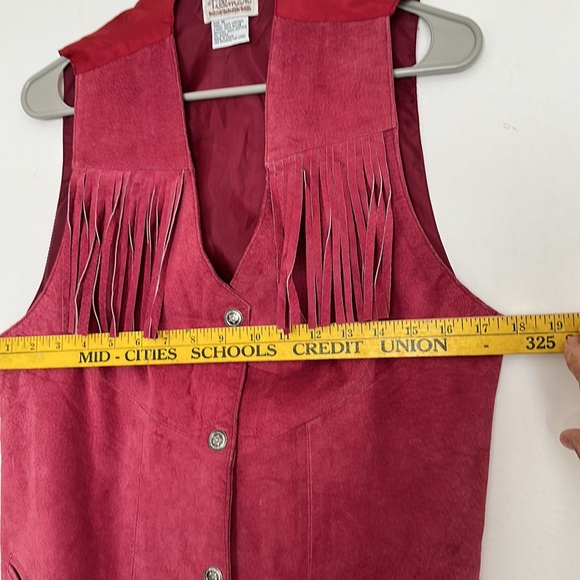 Vintage Tillman suede vest with fringe - Picture 3 of 8